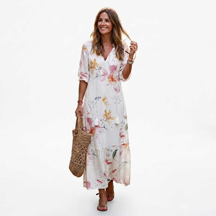 Boho Vintage Womens Summer Dress