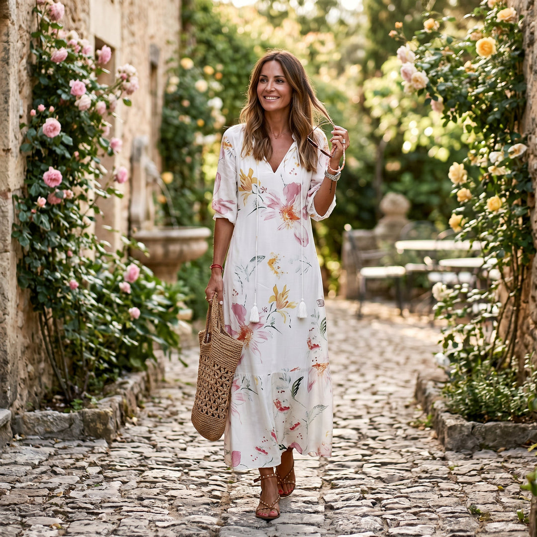 Boho Vintage Womens Summer Dress