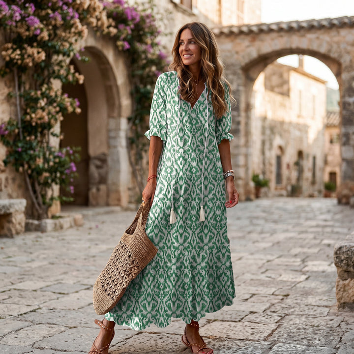 Boho Vintage Womens Summer Dress