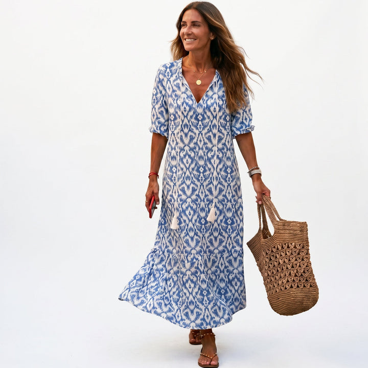 Boho Vintage Womens Summer Dress