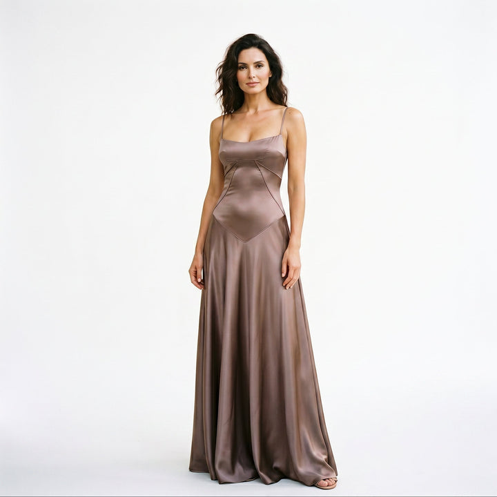 Cecily - Elegant White Maxi Dress for Women