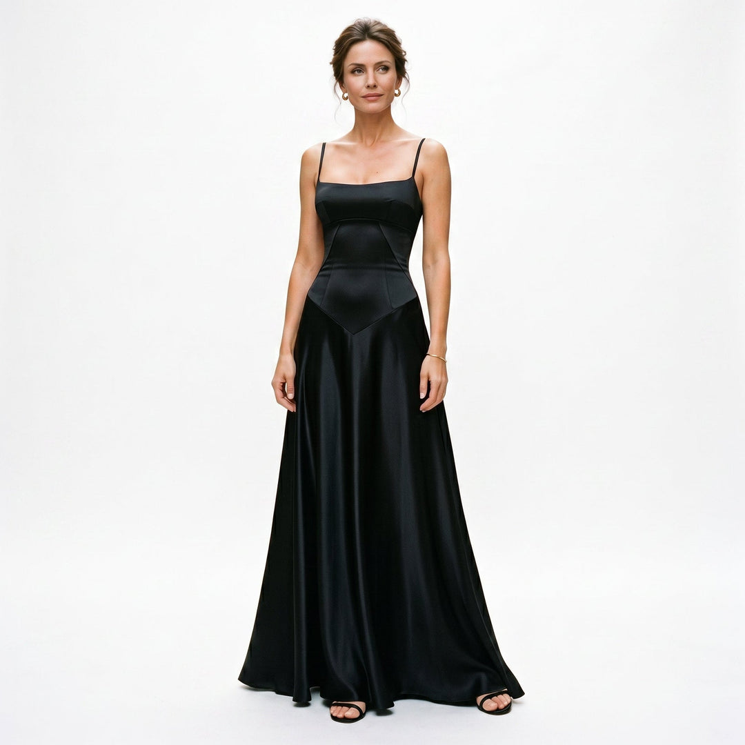 Cecily - Elegant White Maxi Dress for Women