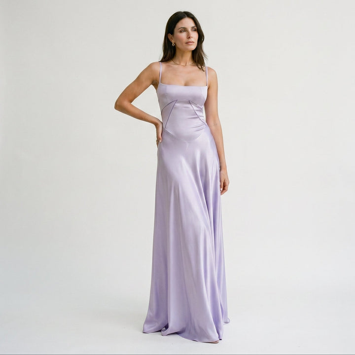 Cecily - Elegant White Maxi Dress for Women