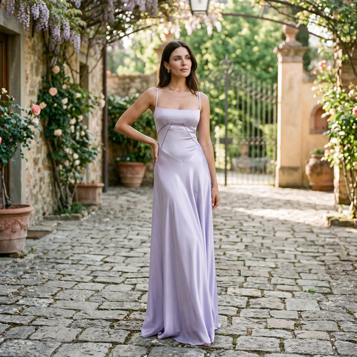 Cecily - Elegant White Maxi Dress for Women