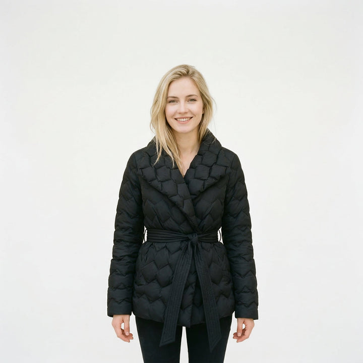 Chic Quilted Down Coat for Women