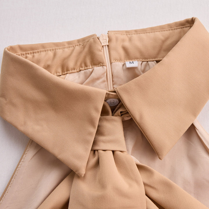 Chic Sleeveless Halter Women&