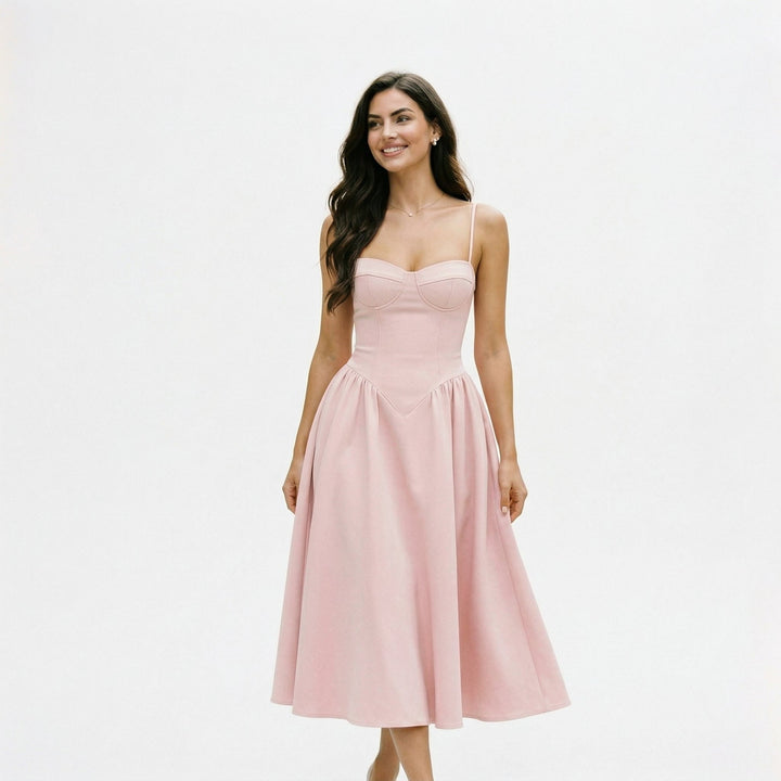 Elegant A-Line Midi Women&