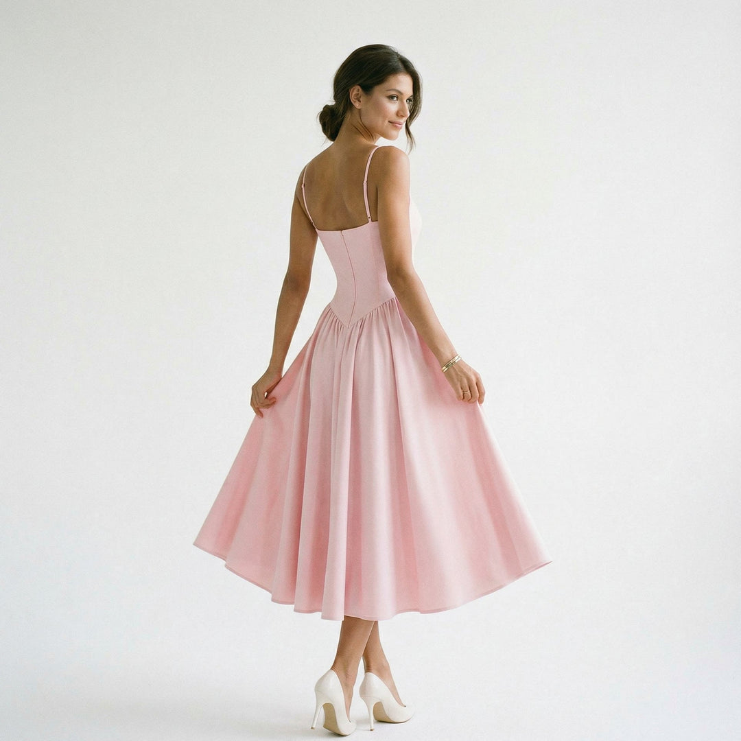 Elegant A-Line Midi Women&