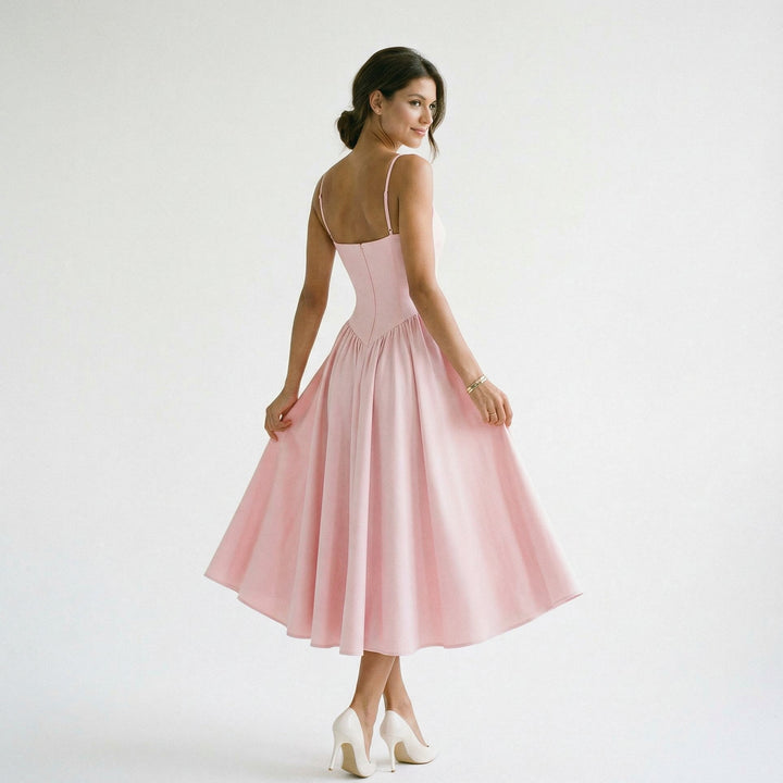 Elegant A-Line Midi Women&