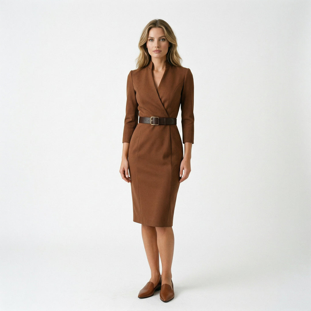 Elegant Black Sheath Dress for Women