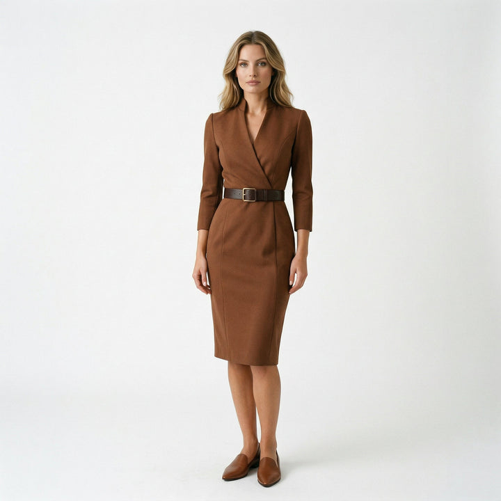 Elegant Black Sheath Dress for Women