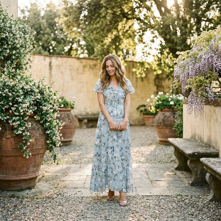 Elegant Floral Maxi Dress for Summer