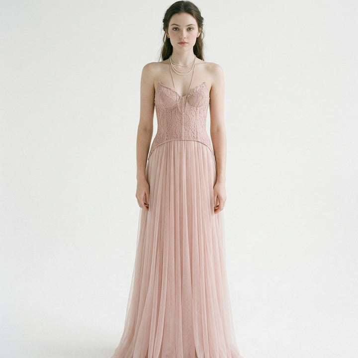 Elegant Lace Maxi Dress for Women