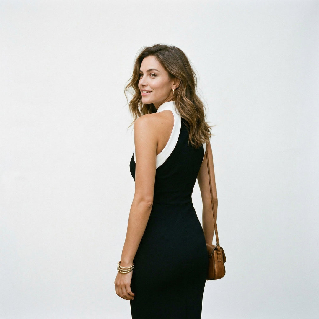 Elegant Summer Midi Dress for Women