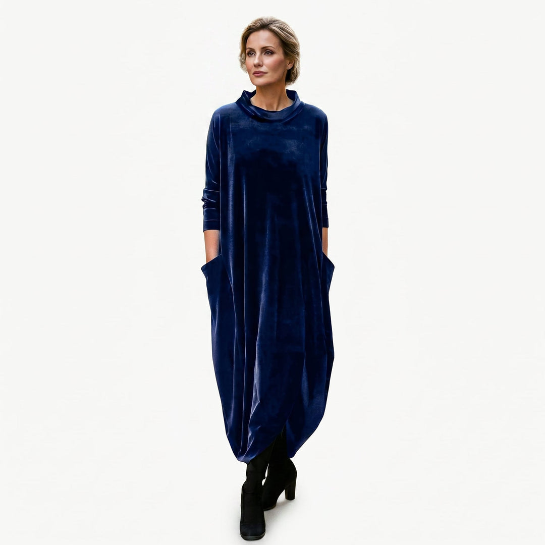 Cameron - Elegant White Midi Dress for Women