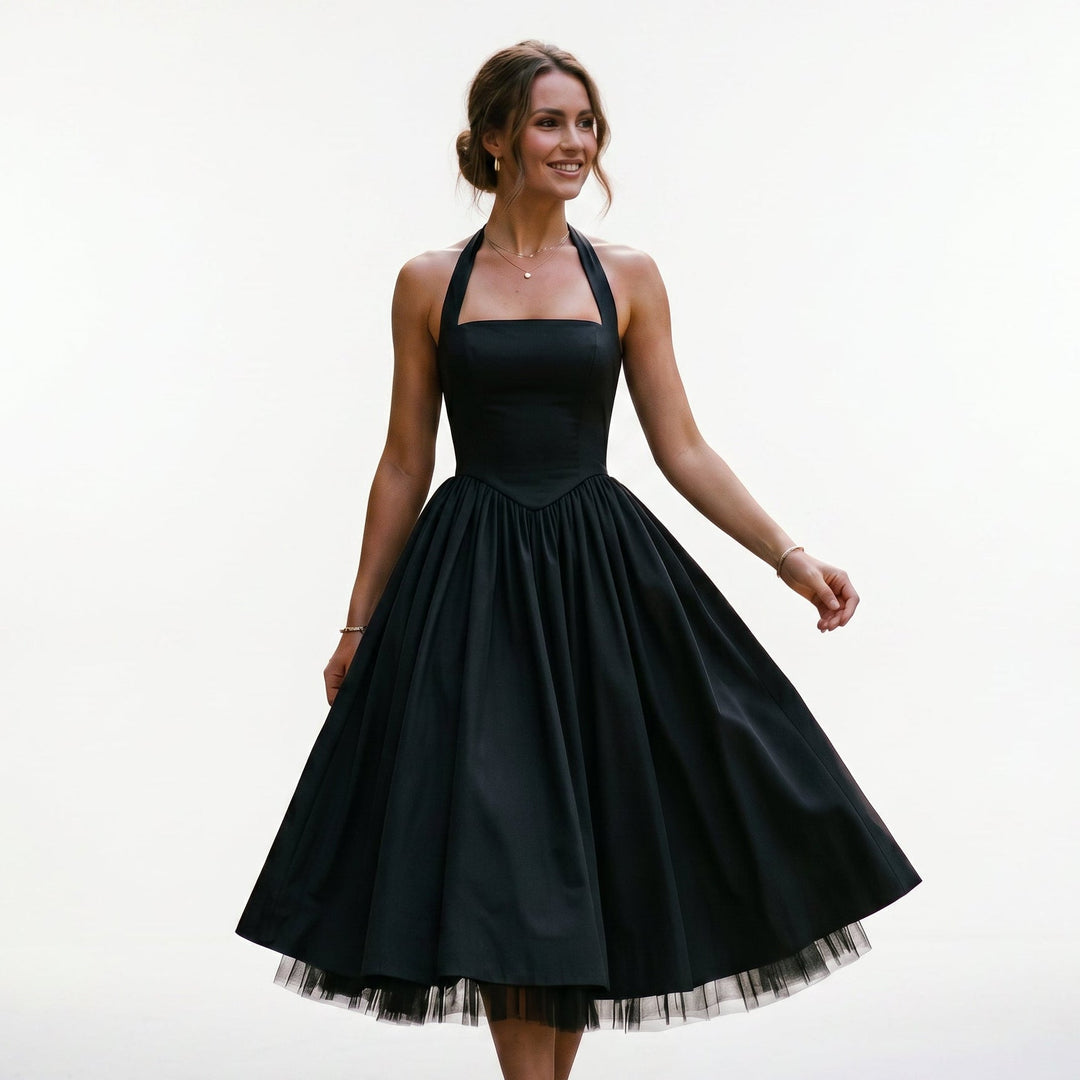 Galatea - Elegant Wedding Guest Midi Dress
