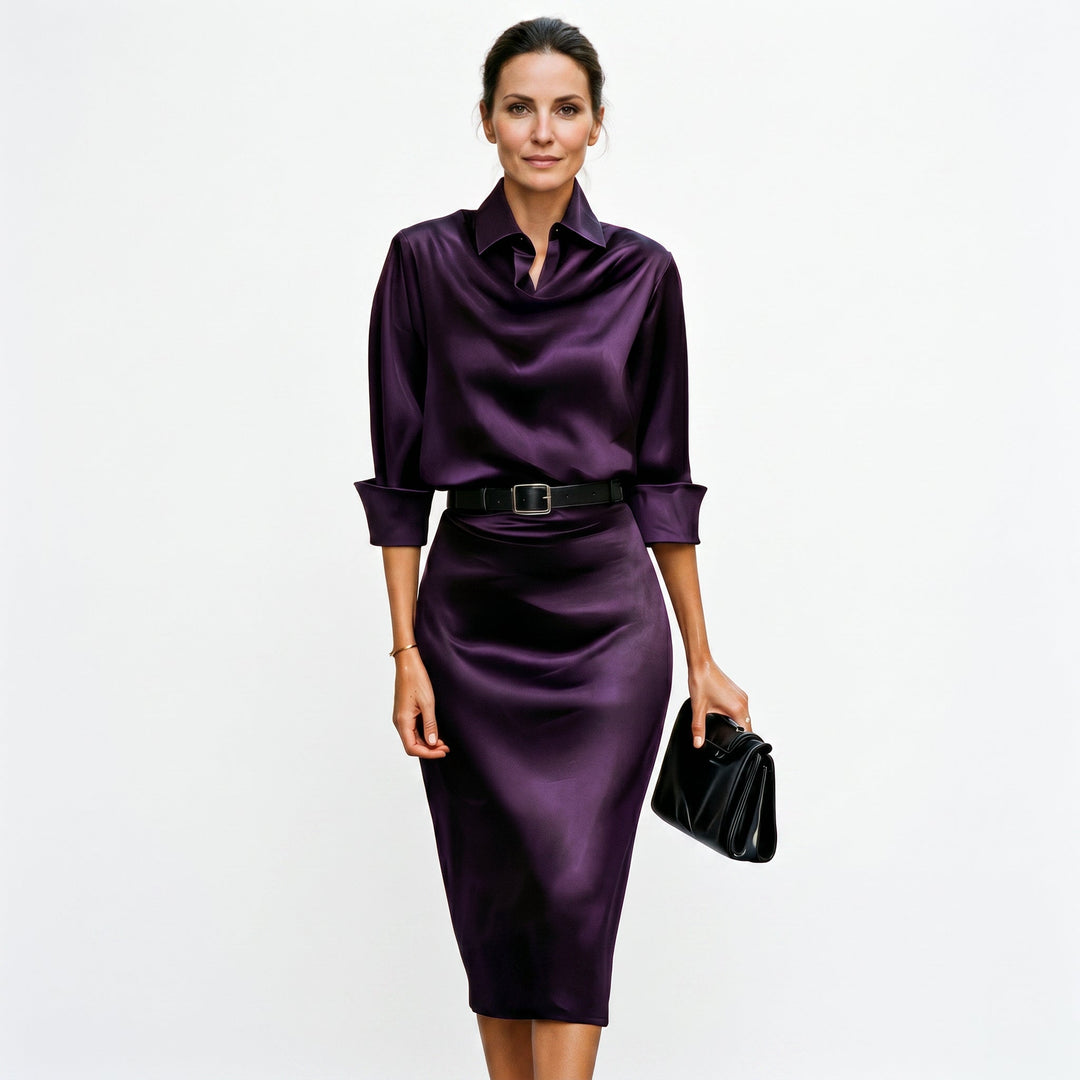 Katherine - Cocktail Midi Dress for Wedding Guests