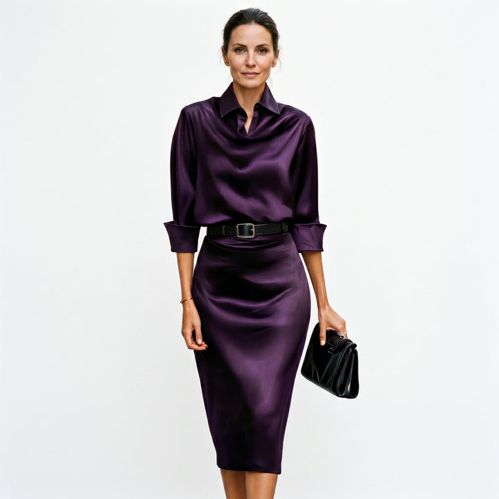 Katherine - Cocktail Midi Dress for Wedding Guests