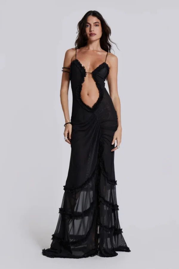 Elegant Floral Maxi Dress for Women