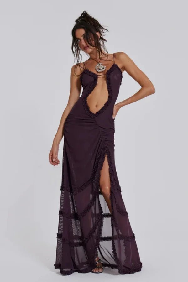 Elegant Floral Maxi Dress for Women