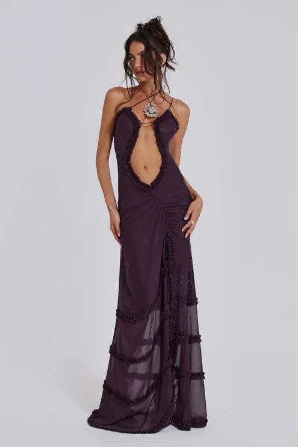 Elegant Floral Maxi Dress for Women