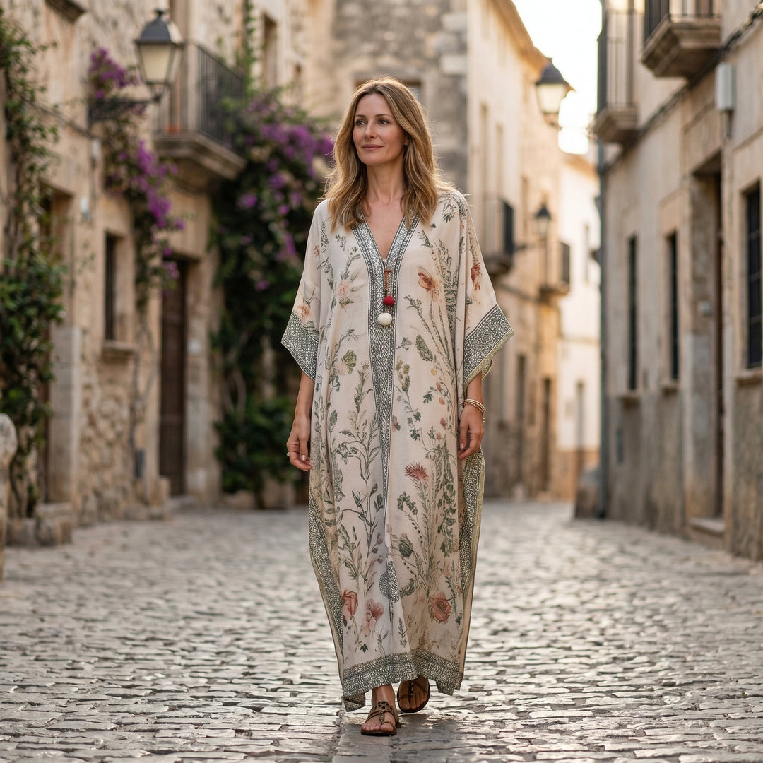 Mariana - Lightweight Bohemian Caftan Dress