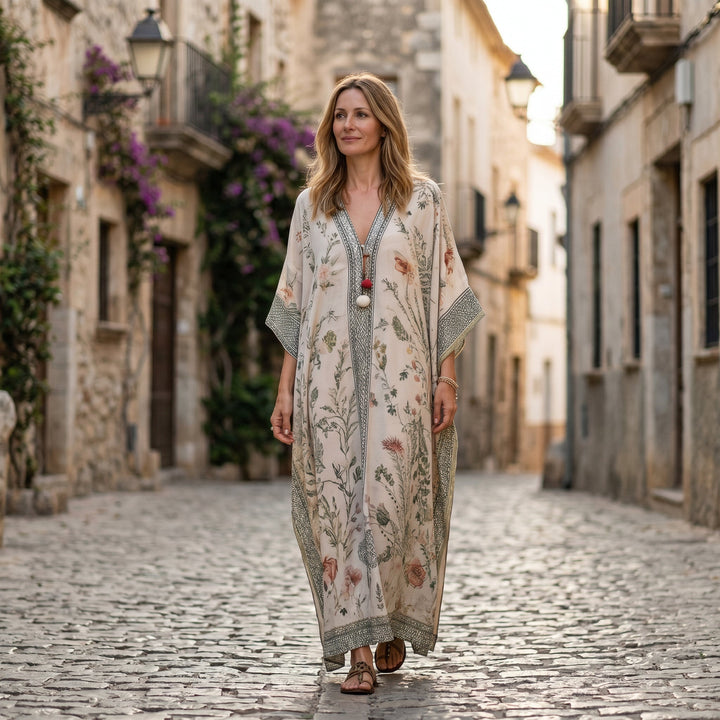 Mariana - Lightweight Bohemian Caftan Dress