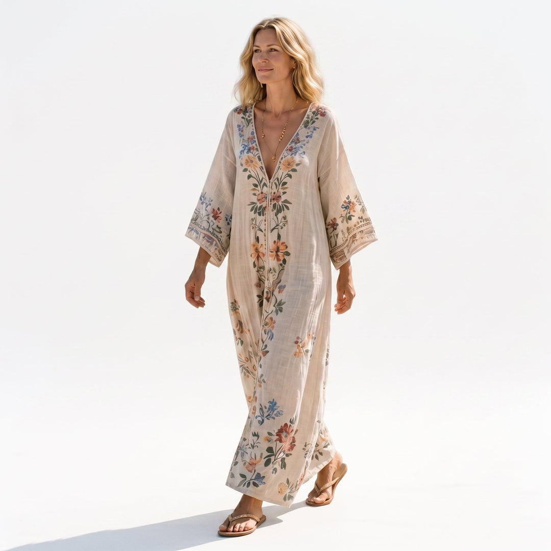 Mariana - Lightweight Bohemian Caftan Dress