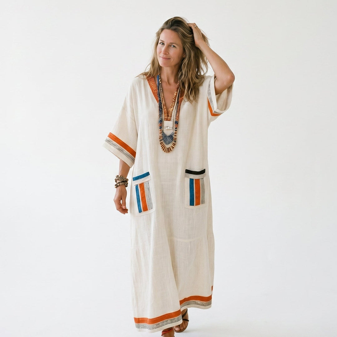 Airy Elegant Plus Size Summer Dress