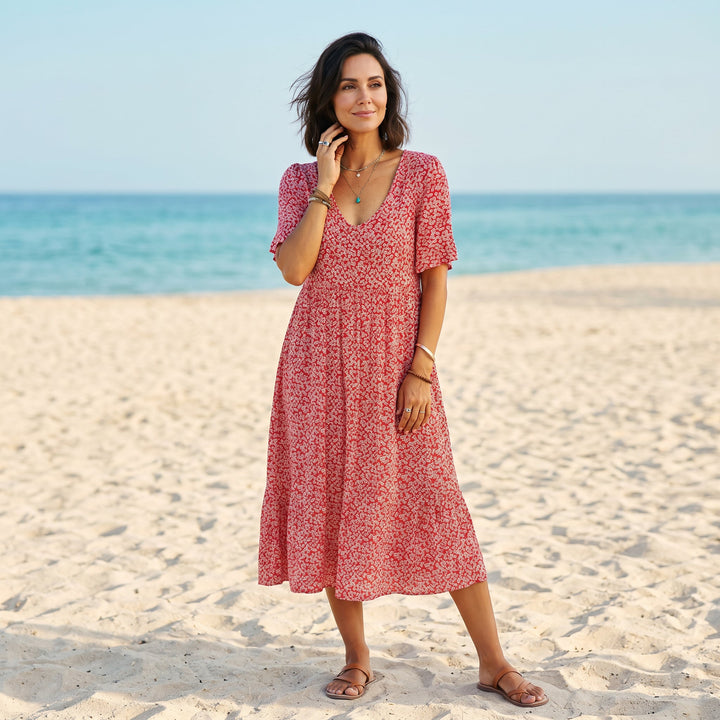Breezy Floral A-Line Women&