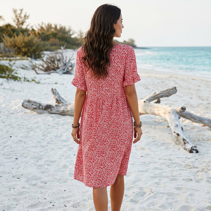 Breezy Floral A-Line Women&
