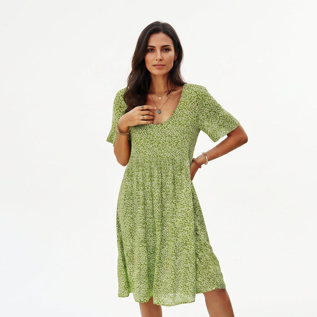 Breezy Floral A-Line Women&