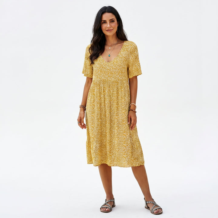 Breezy Floral A-Line Women&