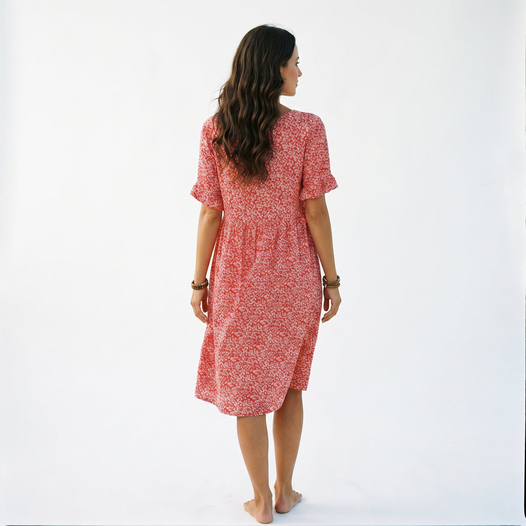 Breezy Floral A-Line Women&