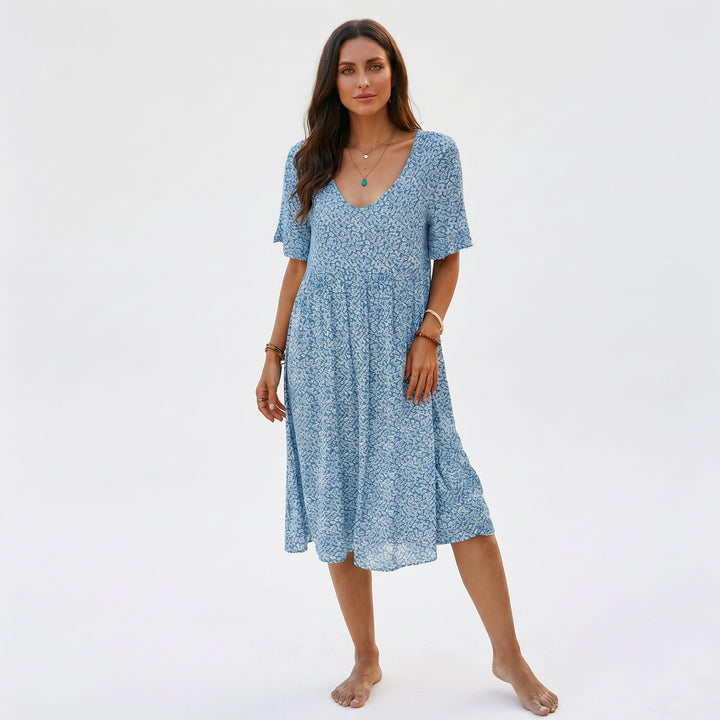 Breezy Floral A-Line Women&