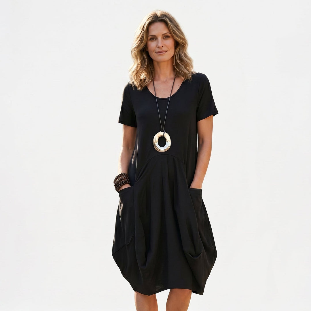 Stylish Relaxed Summer Dress With Pockets