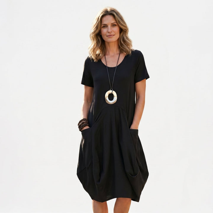 Stylish Relaxed Summer Dress With Pockets