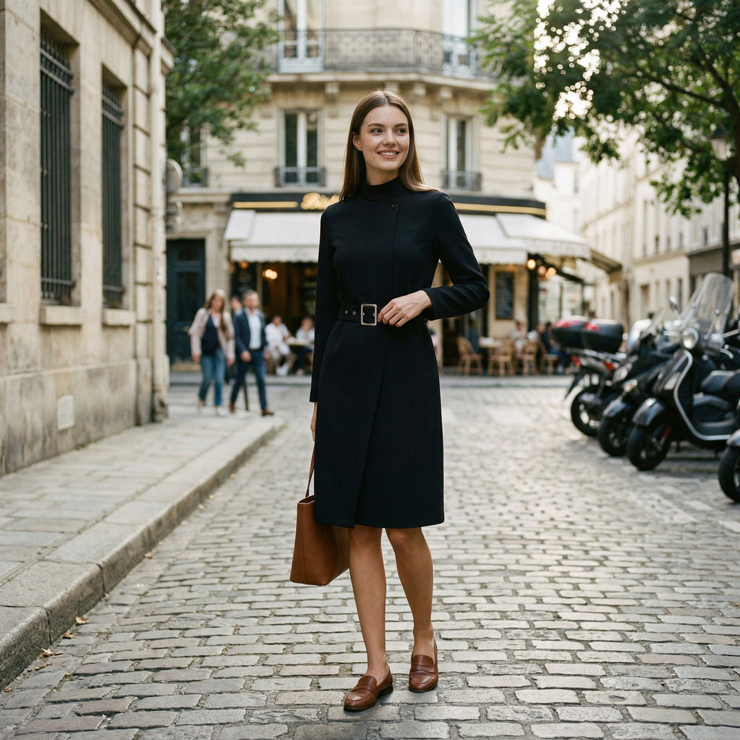 Modern Asymmetric A-Line Dress