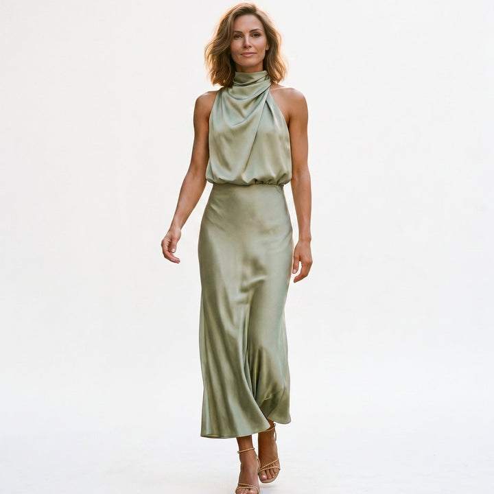Natalia - Elegant Midi Wedding Dress