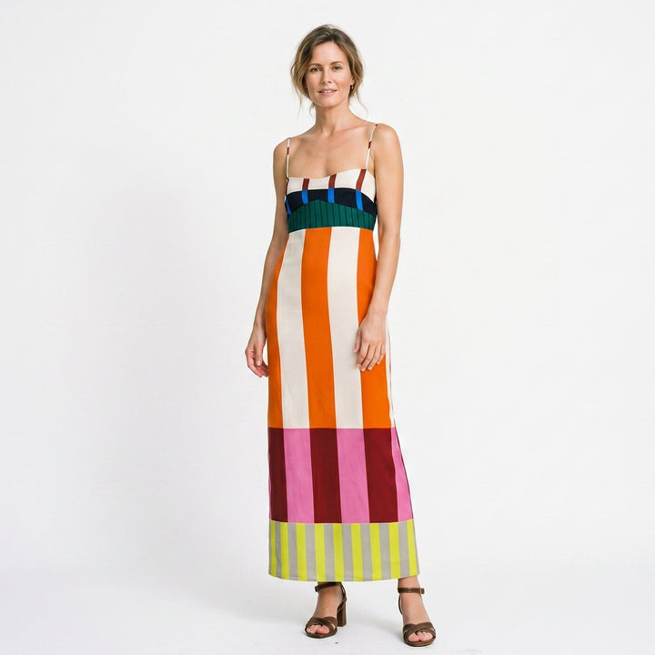Vibrant Summer Maxi Dress