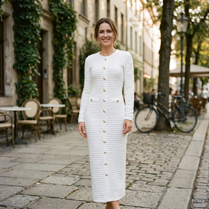 Elegant Formal Midi Dress