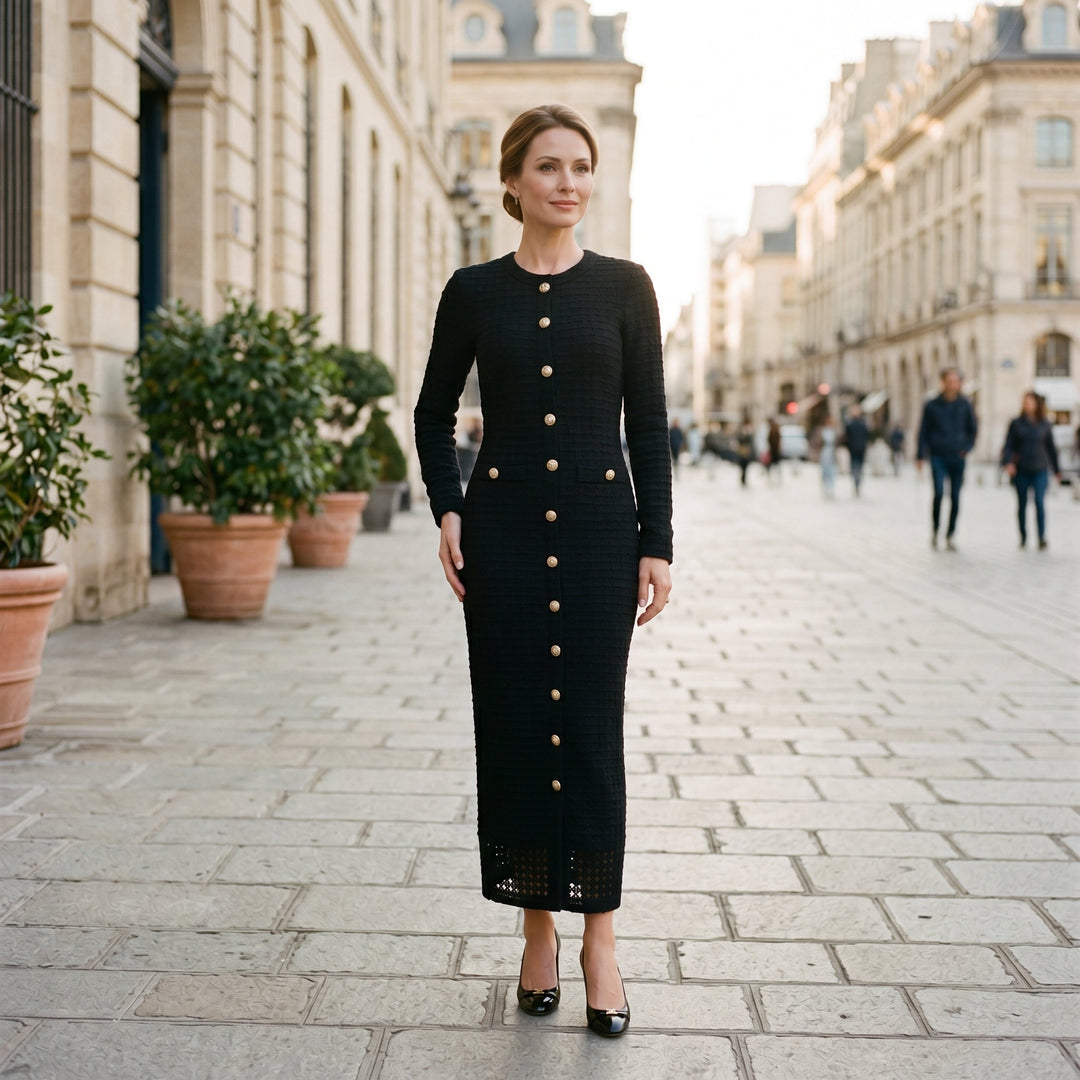 Elegant Formal Midi Dress