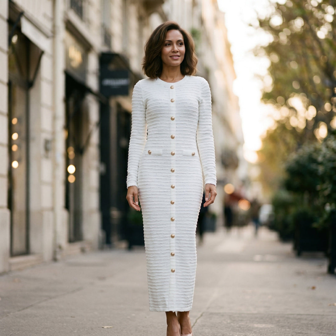 Elegant Formal Midi Dress