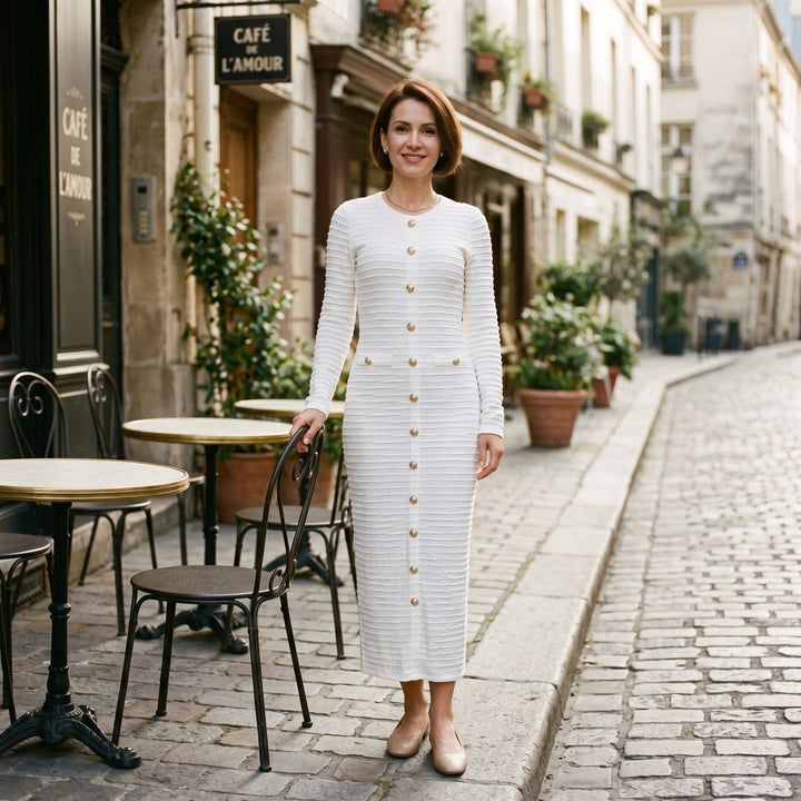 Elegant Formal Midi Dress