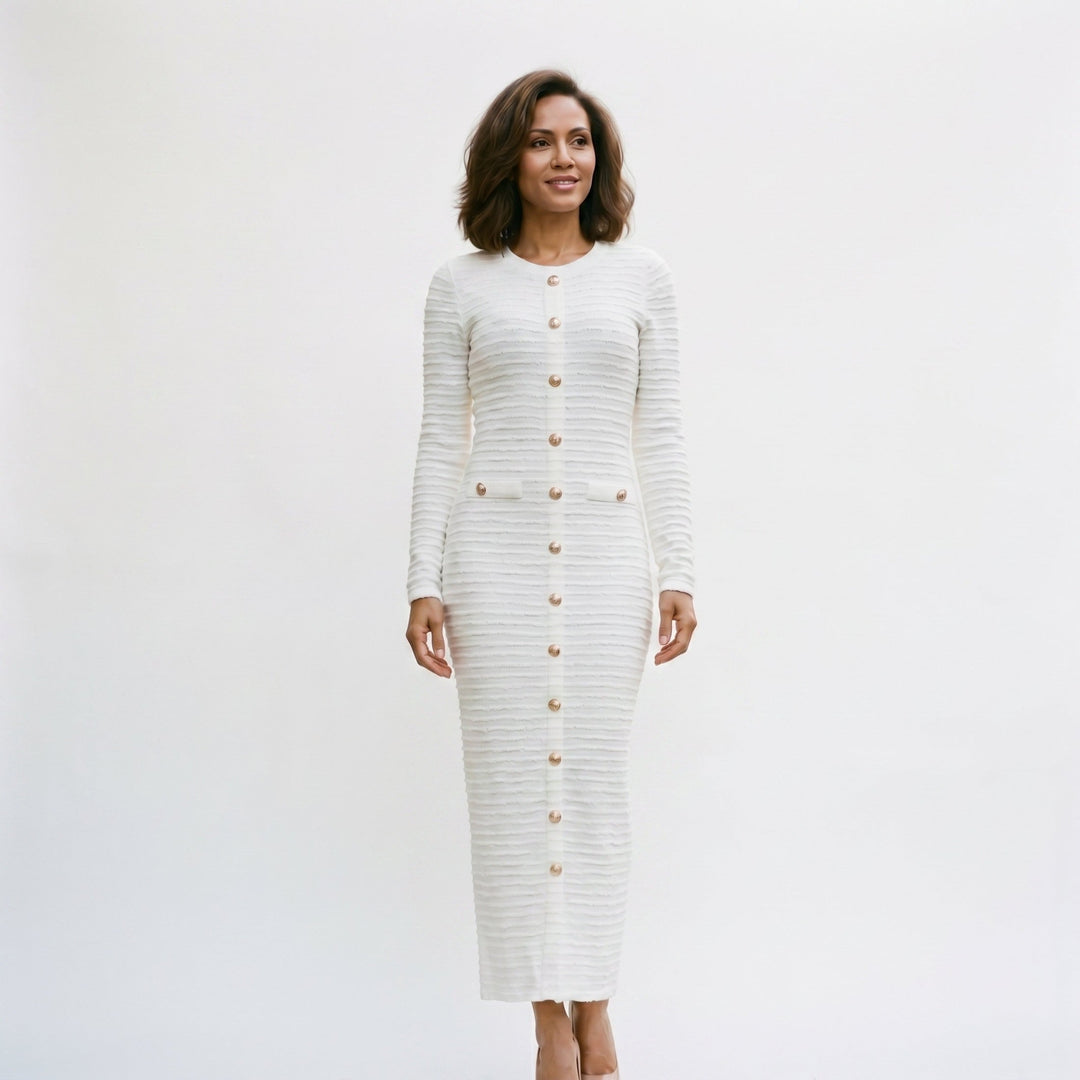 Elegant Formal Midi Dress