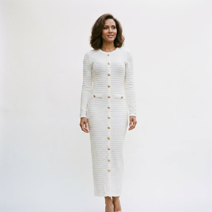 Elegant Formal Midi Dress