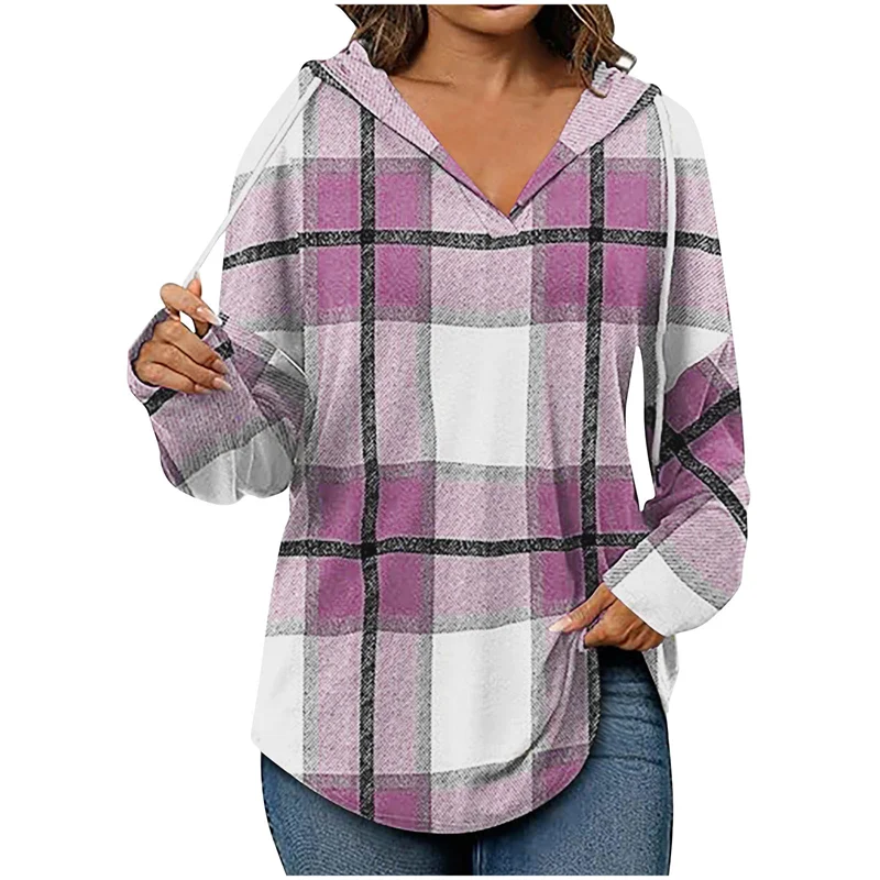 Cozy Oversized V-Neck Hoodie for Everyday Wear