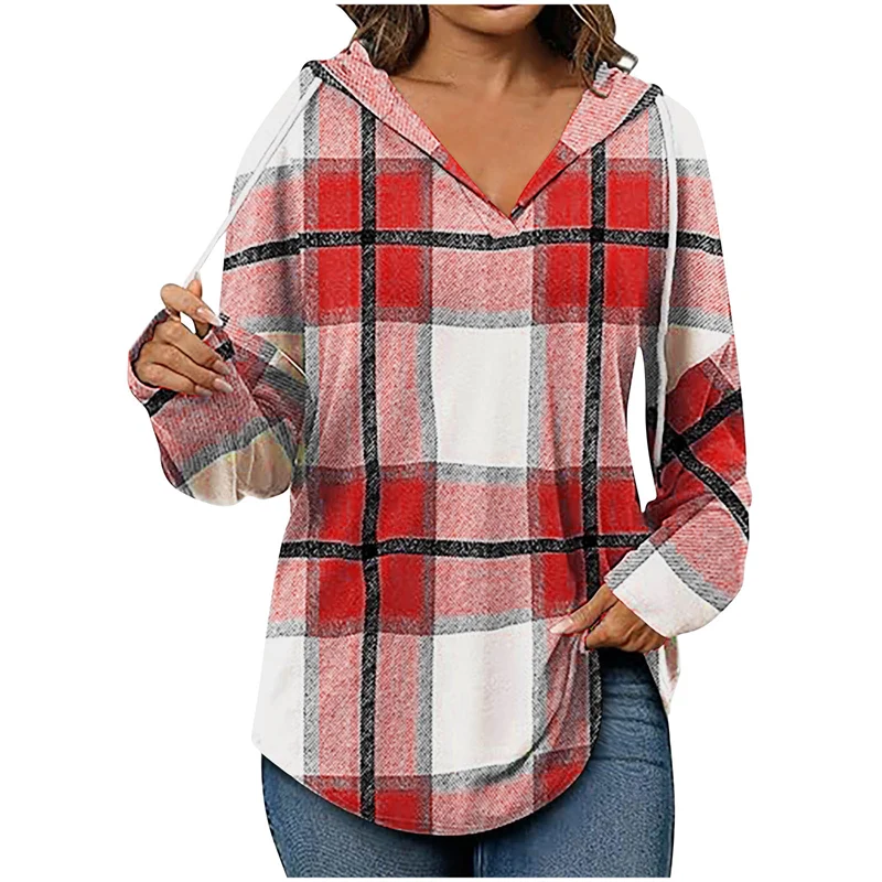 Cozy Oversized V-Neck Hoodie for Everyday Wear
