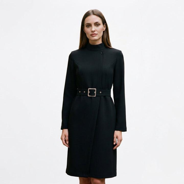 Elegant Black A-Line Dress for Women