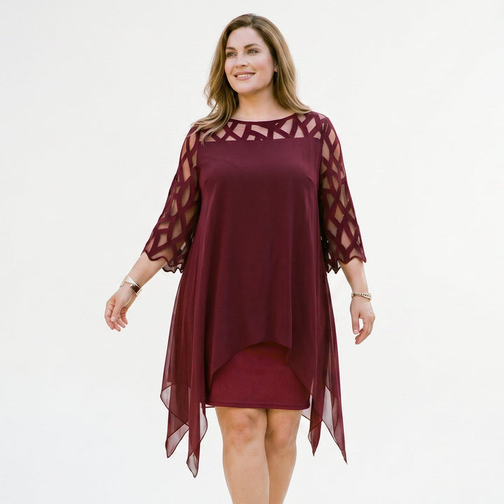 Sarah - Elegant Plus Size Formal Dress for Special Occasions